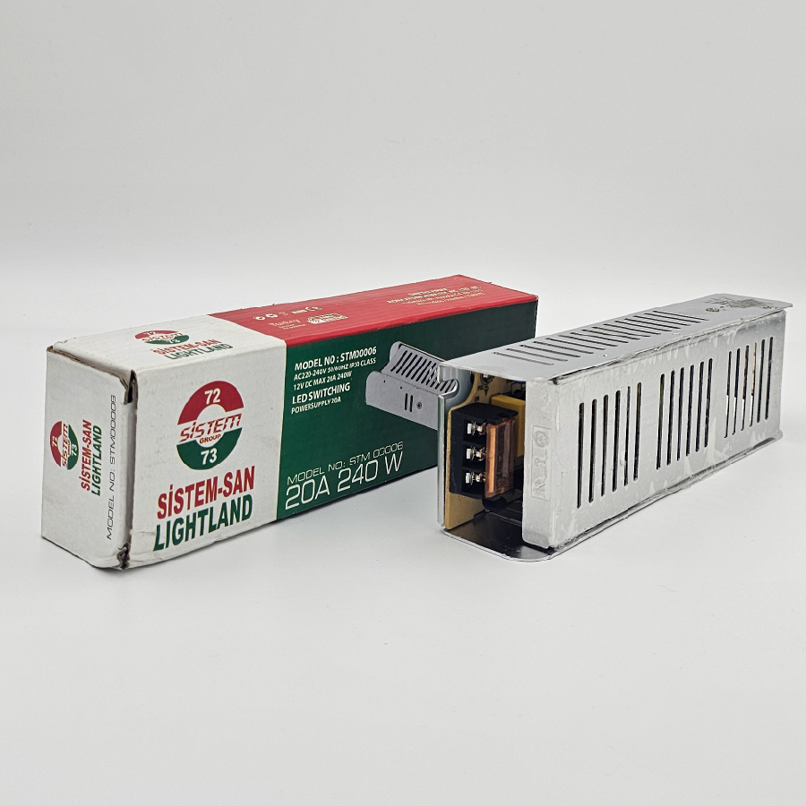 SİSTEMSAN 20 A LED TRAFOSU